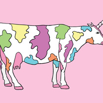 Cowcorn, 5x7 print