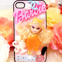 New Bling Crystal Sparkle Barbie Doll iPhone 4/4S Case #2