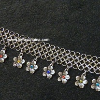 Flower charmed cuff