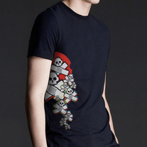 Skull Tee, Black