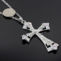 Crystal Cross Necklace