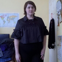 Elle Black Short Jacket XL