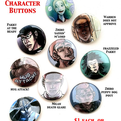 Character buttons!