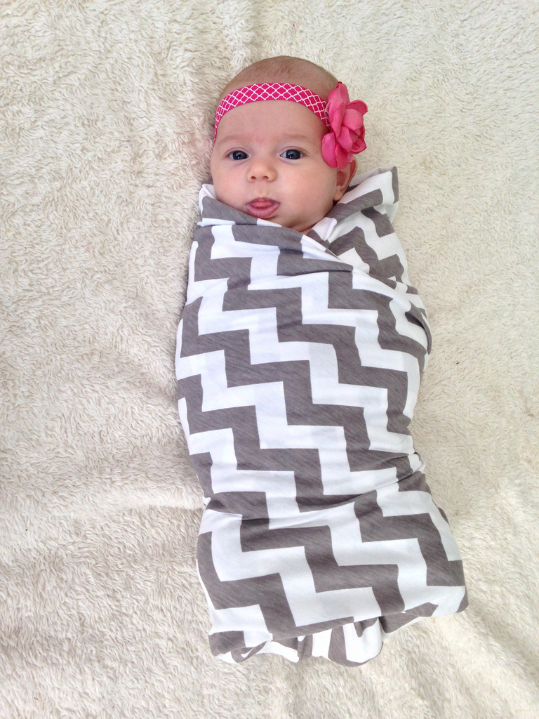 Single Layer Swaddling Blanket on Storenvy