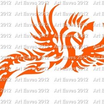 Tribal Bird Vinyl Decal