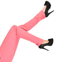 NEON DOLLZ! BUBBLEGUM PINK SEXY FIT SKINNY JEANS
