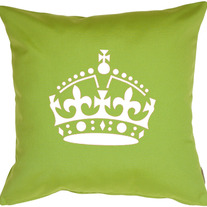 DIY Shirt Pillow with Royal Crown Keep Calm and Carry ON Designer Pattern Wall Stencil 