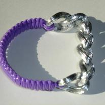 Lavender in Silver Swirl