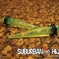Highlighter Yellow UV Acrylic Taper