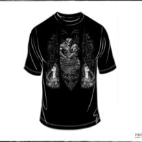 Gildan black T-shirt gardien