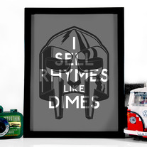 Image of I Sell Rhymes Like Dimes, MF DOOM, 8 x 10