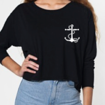 Navy Black Pullover-ONE SIZE