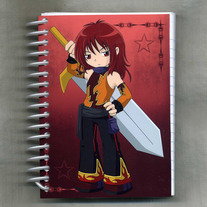 Notebook S - Elemental Chibi Bishonen: Fire