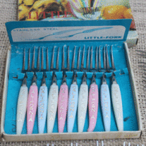 Appetizer Little Fork California Souvenir set in Box