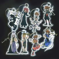 Keychains - Kingdom Hearts II Character Keychains (Fanart)