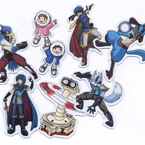 Mini Magnets - Super Smash Bros. BRAWL Character Mangnets (Fanart)