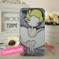 New Cute Marilyn Monroe iPhone 4/4s Case #1