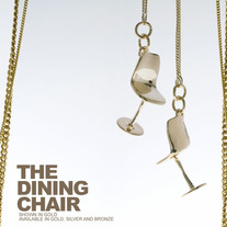The DINING CHAIR - SILVER THICK CHAIN