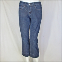 Levis Straight Leg 505 Cropped Jeans