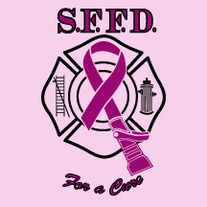Men's SFFD Firefighters for a Cure Tee-pink