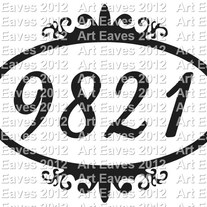 Mailbox Vinyl Decal
