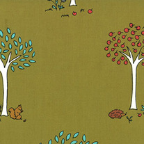 Fat Quarter-Little Apples Olive Trees/186111
