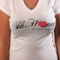 Shh, Honey Baseball White