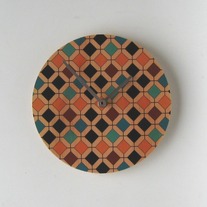Objectify Retro Honeycomb Wall Clock