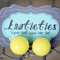 knotiegumball earring - lemon