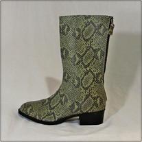 Anne Klein Snake Skin Boots