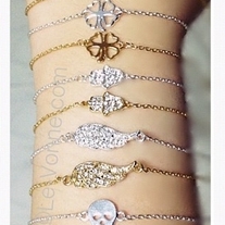 Hamsa Sign Bracelets - Silver - Thumbnail 1