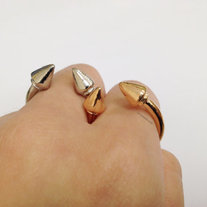 Spike Rings - Silver - Thumbnail 1