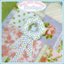 Colorful Pastel Polka Dot Shooting Star