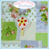 Red Rhinestone Lollipop