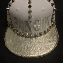Metallic Fever:::: Metallic brim Hat w/Metallic NAME!