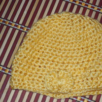 Sunshine Yellow Girl's Beanie