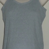 Gray Ribbed Tank Top-Motherhood Size Small