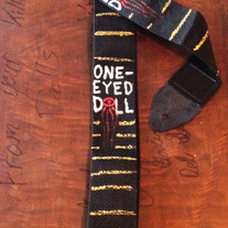 Guitar Strap Hand-Painted by Kimberly *AUTOGRAPHED*