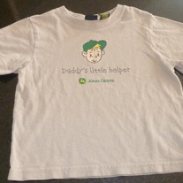 Daddy's Little Helper Shirt-John Deere Size 3T