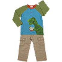Le Top Dinosaur Shirt w/pant