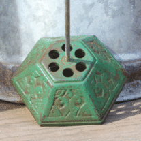Vintage Cast Iron Base Needle-Type Paper Holder
