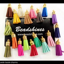 Suede Tassel Charm