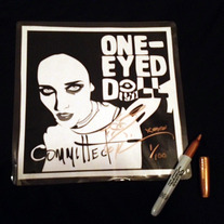 LIMITED Autographed and Bitten 6" Committed Single Art Laminate