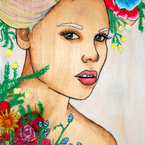 Linnaea - Original Acrylic Painting
