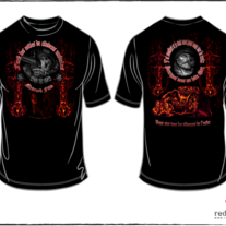 AA Black t-shirt jesus