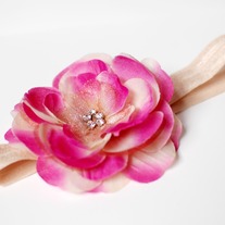 Flower Headband, Dusty Rose