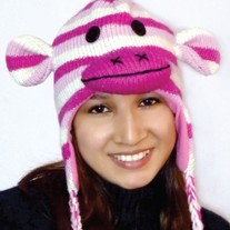 Pink Striped Monkey Hat