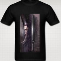 "THE WIZARD" T Shirt for Men (Black)