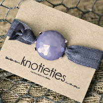 knotie bubble original - charcoal w/silver