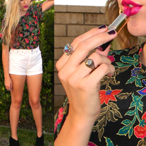 VINTAGE Tropics Blouse